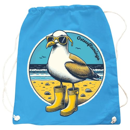 Rucksack lustige Sprüche Ostseeflamingo Möwen Motiv Rucksack lustige Sprüche Ostseeflamingo Möwen Motiv von Spaß Kostet