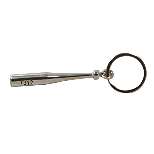 Schlüsselanhänger Baseballschläger aus Metall 7 cm Schlüsselanhänger Baseballschläger aus Metall 7 cm von Spaß Kostet