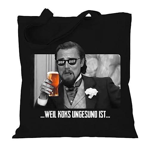 Stoffbeutel Jutebeutel Lange Henkel mit Spruch Bier Weil Koks ungesund ist Stoffbeutel Jutebeutel Lange Henkel mit Spruch Bier Weil Koks ungesund ist von Spaß Kostet