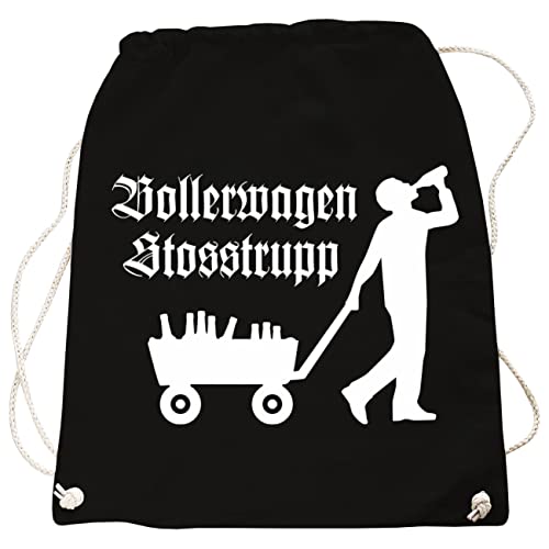 Tasche Rucksack Gym Bag Bollerwagen Stosstrupp Männertag von Spaß Kostet