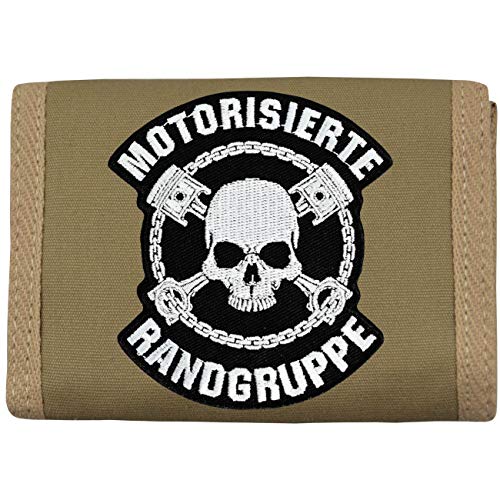 Geldbörse mit Aufnäher Motorrad Motorisierte Randgruppe Geldbörse mit Aufnäher Motorrad Motorisierte Randgruppe von Spaß Kostet