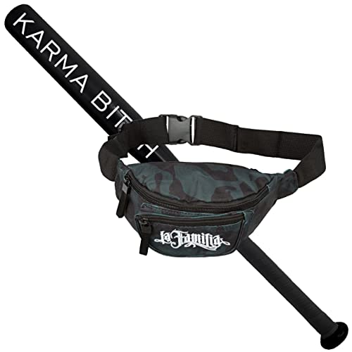 Sportset Baseballschläger mit Tasche für Baseball Karma Bitch Weiß Aluminium 26 Zoll von Spaß Kostet