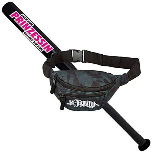 Sportset Baseballschläger mit Tasche für Baseball Prinzessin ballert dir mal eine Aluminium 26 Zoll von Spaß Kostet