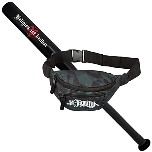 Sportset Baseballschläger mit Tasche für Baseball Religion ist heilbar Aluminium 26 Zoll von Spaß Kostet