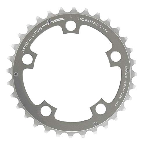 Spécialités TA Compact 94pcd 5 Arm 9-Gang-Kettenblatt, Silber, Middle 34T Spécialités TA Compact 94pcd 5 Arm 9-Gang-Kettenblatt, Silber, Middle 34T von Spécialités TA