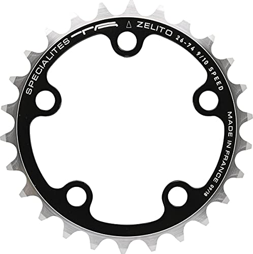 Spécialités TA Zelito Inner Triple 74pcd 5 Arm 8/9/10-Gang-Kettenblatt, Schwarz, 24T Spécialités TA Zelito Inner Triple 74pcd 5 Arm 8/9/10-Gang-Kettenblatt, Schwarz, 24T von Spécialités TA