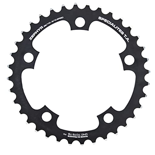 Spécialités TA Zephyr Compact 110 Stück 5 Arm 9/10/11 Gang Innen Kettenblatt, Schwarz, 38t Spécialités TA Zephyr Compact 110 Stück 5 Arm 9/10/11 Gang Innen Kettenblatt, Schwarz, 38t von Spécialités TA