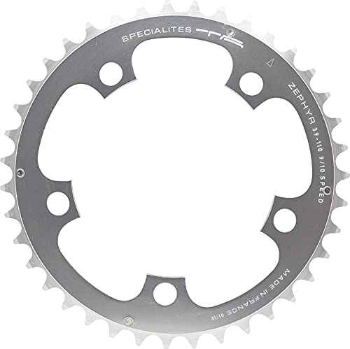 Spécialités TA Zephyr Compact 110 Stück 5 Arm 9/10/11 Gang Innen Kettenblatt, Silber, 33t Spécialités TA Zephyr Compact 110 Stück 5 Arm 9/10/11 Gang Innen Kettenblatt, Silber, 33t von Spécialités TA