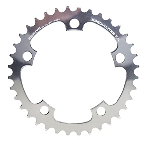Spécialités TA Zephyr Compact 110 Stück 5 Arm 9/10/11 Gang Innen Kettenblatt, Silber, 38t Spécialités TA Zephyr Compact 110 Stück 5 Arm 9/10/11 Gang Innen Kettenblatt, Silber, 38t von Spécialités TA