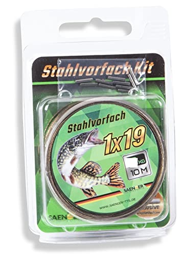 Stahlvorfach 1 x 19 - Tragkraft: 9kg Länge: 10 Meter von SängerTTS Stahlvorfach 1 x 19 - Tragkraft: 9kg Länge: 10 Meter von SängerTTS von Specitec
