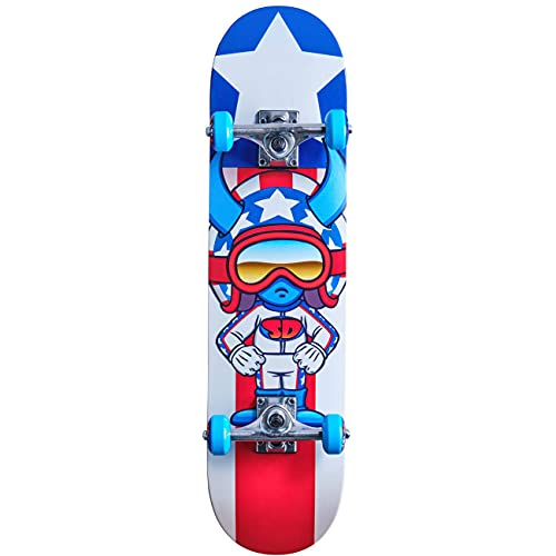 Speed Unisex – Erwachsene Characters Skateboard, Farbe 05, 7.75" Speed Unisex – Erwachsene Characters Skateboard, Farbe 05, 7.75" von Speed