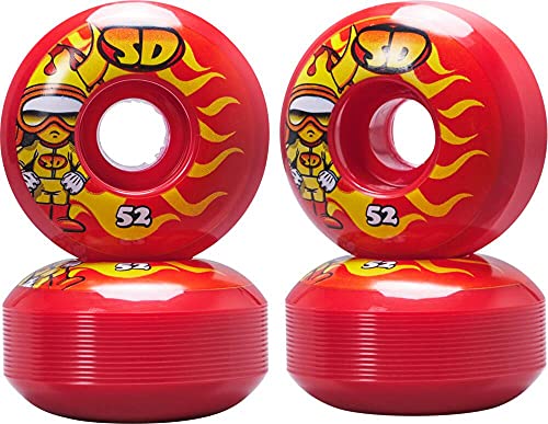 Speed Unisex – Erwachsene Demons Characters Skateboard Rollen, Hot Shot, 52mm Speed Unisex – Erwachsene Demons Characters Skateboard Rollen, Hot Shot, 52mm von Speed