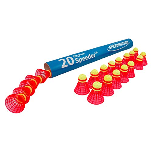 Speedminton Big Tube Fun Speeder Lenkrad Unisex Erwachsene, Gelb von Speedminton