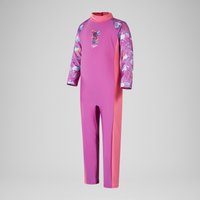 Mädchen All-in-One-Sonnenanzug mit Print Pink/Lila Mädchen All-in-One-Sonnenanzug mit Print Pink/Lila von Speedo