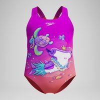 Badeanzug mit Digitaldruck Pink/Koralle für Mädchen Badeanzug mit Digitaldruck Pink/Koralle für Mädchen von Speedo