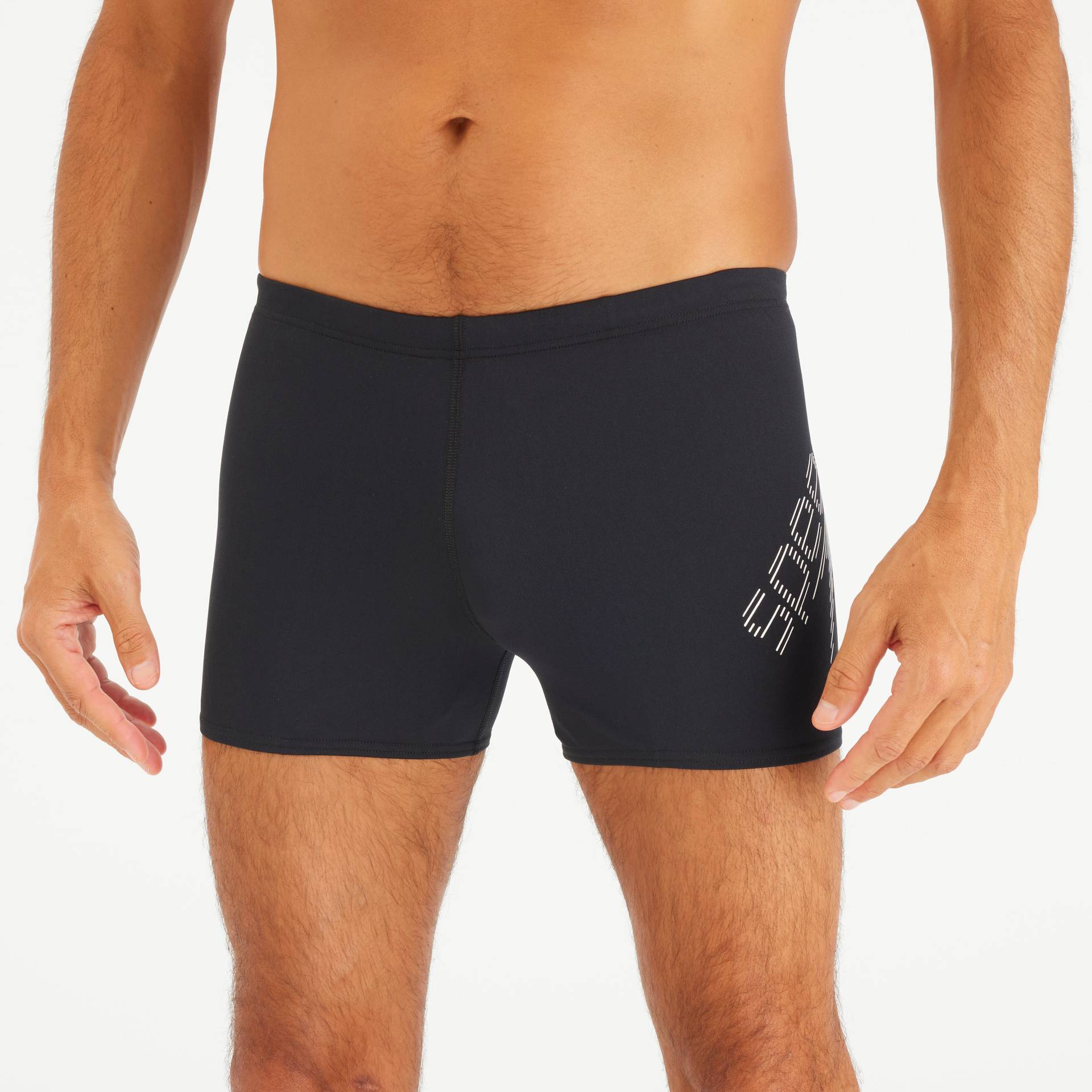 Badehose Boxer Herren Speedo - Logo schwarz/weiß Badehose Boxer Herren Speedo - Logo schwarz/weiß von Speedo