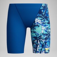 Bedruckte Schwimmhose mit V-Cut Blau für Jungen von Speedo