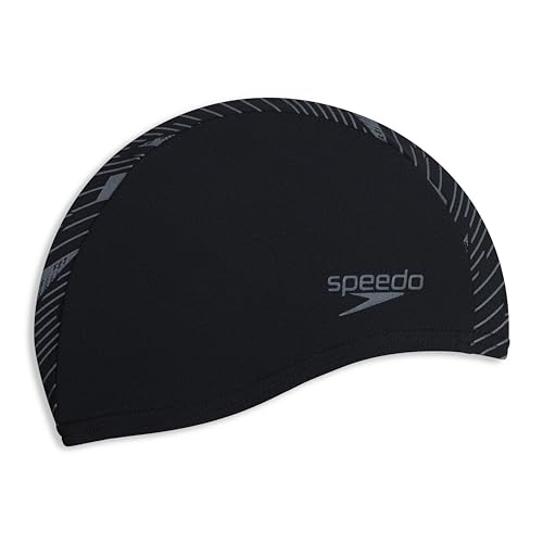 Speedo Boom Endurance + Cap Badekappen für Unisex Erwachsene, Schwarz/Grau, ONESZ von Speedo