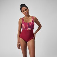Damen ContourEclipse Shaping-Badeanzug mit Print Lila/Rot Damen ContourEclipse Shaping-Badeanzug mit Print Lila/Rot von Speedo
