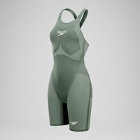 Damen Fastskin LZR Pure Valor 2.0 Kneeskin mit geschlossenem Rücken Grün/Schwarz von Speedo