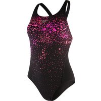 Damen Speckleflow Placement Racerback Badeanzug Schwarz/Rot Damen Speckleflow Placement Racerback Badeanzug Schwarz/Rot von Speedo