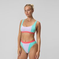 FLU3NTE Convertible-Bikinioberteil in Colourblock-Optik Lila/Grün für Damen von Speedo