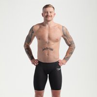 Fastskin LZR Pure Valor 2.0 Hochtaillierte Schwimmhose für Herren Schwarz von Speedo