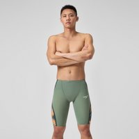 Herren Fastskin LZR Pure Intent 2.0 Schwimmhose mit hohem Bund Grün/Orange Herren Fastskin LZR Pure Intent 2.0 Schwimmhose mit hohem Bund Grün/Orange von Speedo