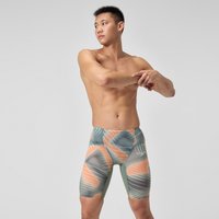 Herren Fastskin LZR Pure Valor 2.0 Schwimmhose mit hohem Bund Grün/Orange Herren Fastskin LZR Pure Valor 2.0 Schwimmhose mit hohem Bund Grün/Orange von Speedo