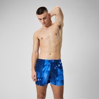 Herren Freizeit-Badeshorts mit Digital-Print, 14 Zoll Blau Herren Freizeit-Badeshorts mit Digital-Print, 14 Zoll Blau von Speedo