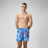 Herren Freizeit-Badeshorts mit Digital-Print, 16 Zoll Pink Herren Freizeit-Badeshorts mit Digital-Print, 16 Zoll Pink von Speedo