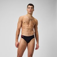 Herren Tech Badehose mit Einsatz, 7 cm Schwarz/Rot Herren Tech Badehose mit Einsatz, 7 cm Schwarz/Rot von Speedo