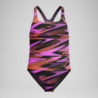 HyberBoom Medalist Bedruckter Badeanzug Schwarz/Pink für Mädchen HyberBoom Medalist Bedruckter Badeanzug Schwarz/Pink für Mädchen von Speedo
