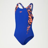 HyperBoom Splice Muscleback-Badeanzug für Mädchen Marineblau/Blau von Speedo
