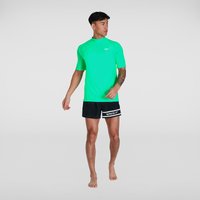 Kurzärmliges Schwimmshirt Grün für Herren von Speedo