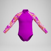 Langärmliger Badeanzug Pink für Mädchen Langärmliger Badeanzug Pink für Mädchen von Speedo