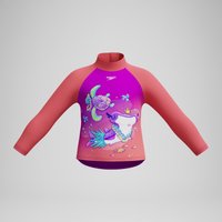 Langärmliges Rash-Top mit Digitaldruck Koralle/Pink für Mädchen Langärmliges Rash-Top mit Digitaldruck Koralle/Pink für Mädchen von Speedo