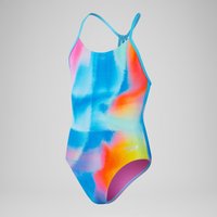 Mädchen Lane Lineback Badeanzug mit Allover-Print Pink/Gelb Mädchen Lane Lineback Badeanzug mit Allover-Print Pink/Gelb von Speedo