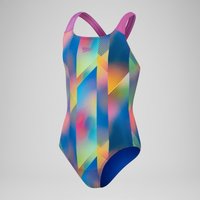 Mädchen Powerback Badeanzug mit digitalem Allover-Print Rot/Pink Mädchen Powerback Badeanzug mit digitalem Allover-Print Rot/Pink von Speedo