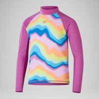 Mädchen Rash-Langarmoberteil mit Print Pink Mädchen Rash-Langarmoberteil mit Print Pink von Speedo