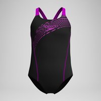 Medley Logo Badeanzug Schwarz/Pink für Mädchen Medley Logo Badeanzug Schwarz/Pink für Mädchen von Speedo