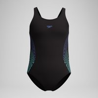Placement-Muscleback-Badeanzug Schwarz/Blau für Mädchen Placement-Muscleback-Badeanzug Schwarz/Blau für Mädchen von Speedo