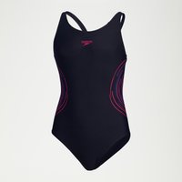 Placement Muscleback-Badeanzug für Mädchen Marineblau/Pink Placement Muscleback-Badeanzug für Mädchen Marineblau/Pink von Speedo