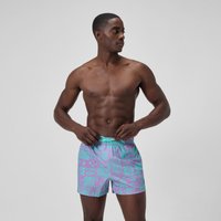 Redondo Edge Bedruckte Badeshorts 35 cm Pink/Blau für Herren Redondo Edge Bedruckte Badeshorts 35 cm Pink/Blau für Herren von Speedo