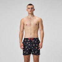 Redondo Edge Bedruckte Badeshorts 40 cm Schwarz/Orange für Herren Redondo Edge Bedruckte Badeshorts 40 cm Schwarz/Orange für Herren von Speedo