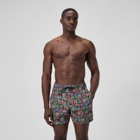 Redondo Edge Bedruckte Badeshorts 40 cm Schwarz/Orange für Herren Redondo Edge Bedruckte Badeshorts 40 cm Schwarz/Orange für Herren von Speedo
