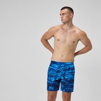 Redondo Edge Bedruckte Badeshorts 45 cm Blau für Herren von Speedo