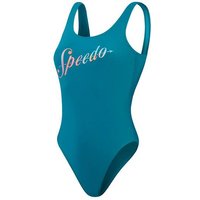 SPEEDO Damen Schwimmanzug LOGO DEEP UBK 1PC PT AF BLUE von Speedo