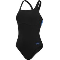 SPEEDO Damen Schwimmanzug SUPPORT BANDED 1PCE AF BLACK/BLUE von Speedo