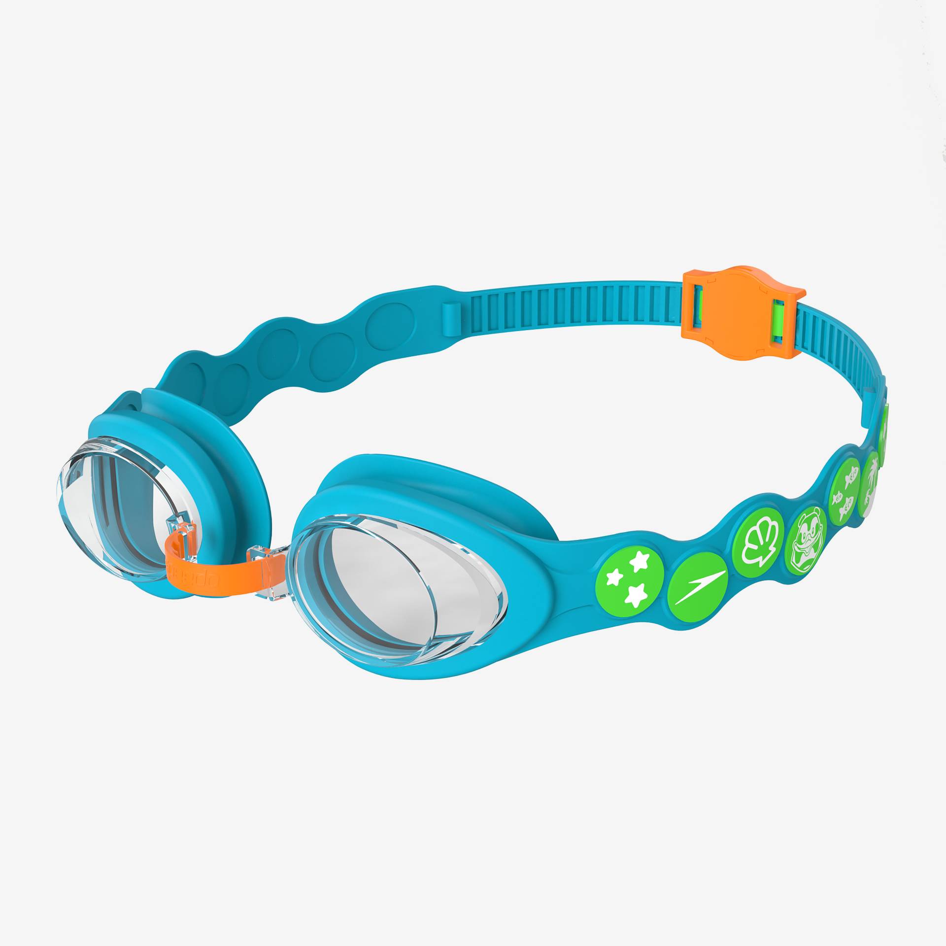 Schwimmbrille Unisex Kinder 0-7 Jahre - Speedo blau/grün Schwimmbrille Unisex Kinder 0-7 Jahre - Speedo blau/grün von Speedo